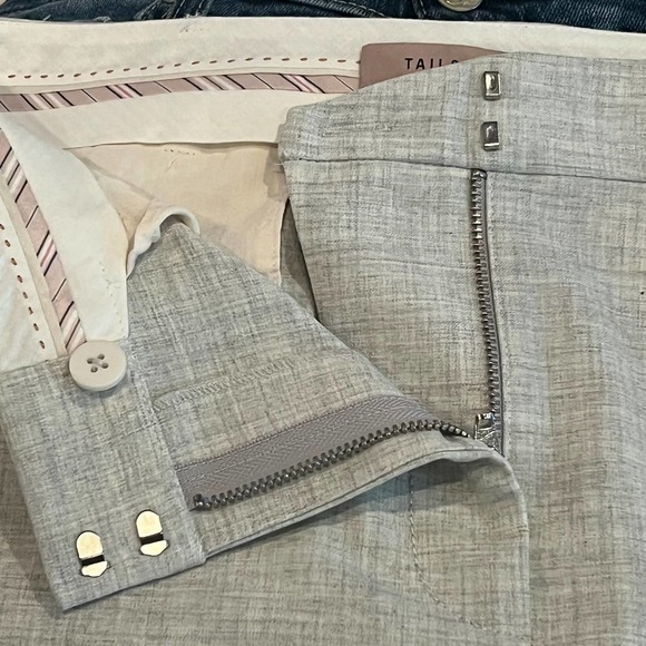 TAILORED REBECCA TAYLOR CLEAN SUITING PANTS IN LIGHT HEATHER NWT WOMEN'S‎ SIZE 8 - Picture 10 of 15
